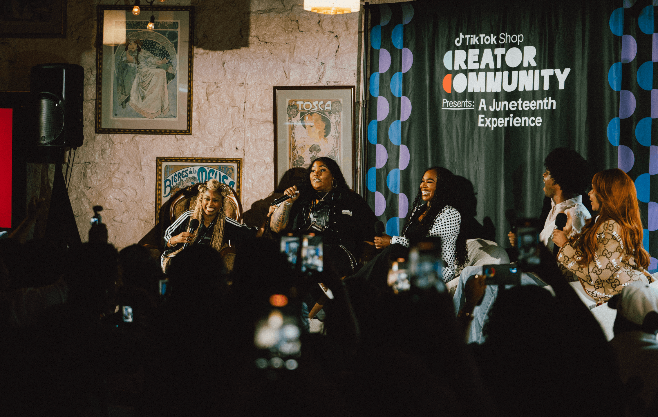 Creator Community Juneteenth Experience panel